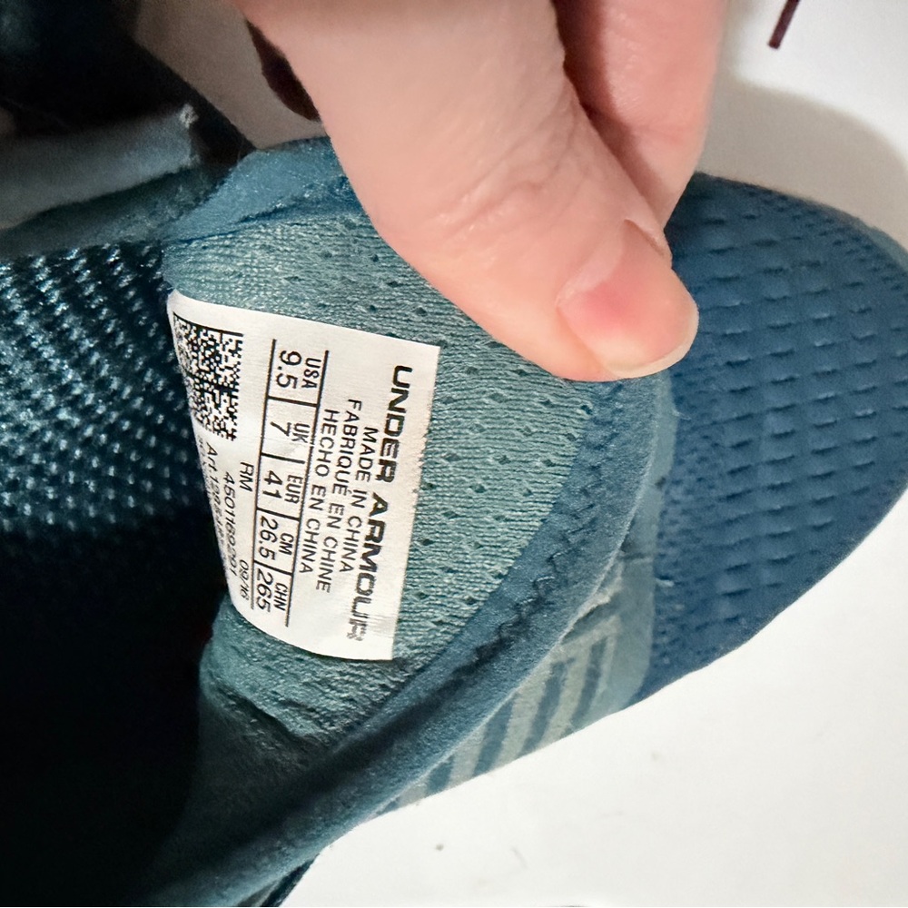 Under Armour Teal Sports Sneakers